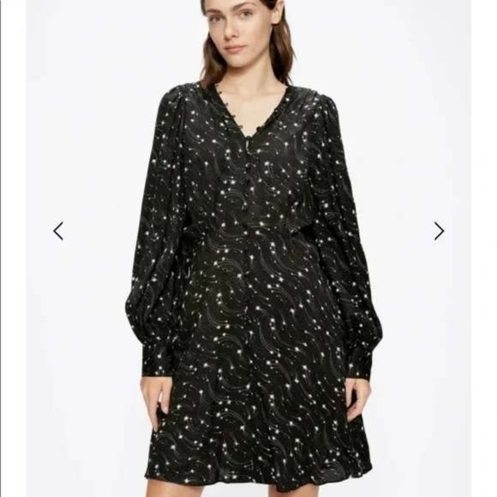 Ted Baker London GEMMI Shooting Star Jacquard Mini Tea Dress (Medium)